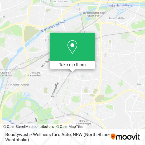 Карта Beautywash - Wellness für's Auto