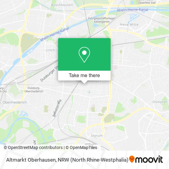 Карта Altmarkt Oberhausen