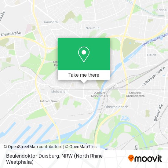 Beulendoktor Duisburg map