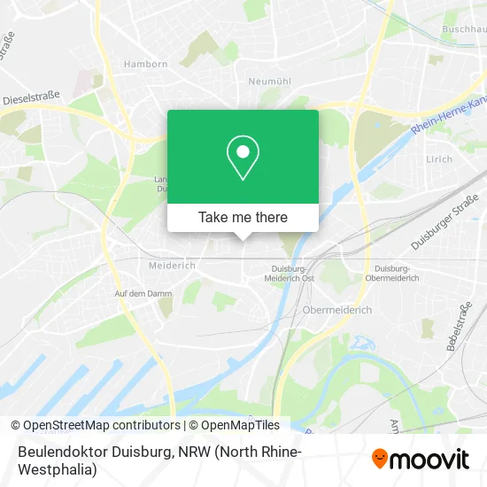 Beulendoktor Duisburg map