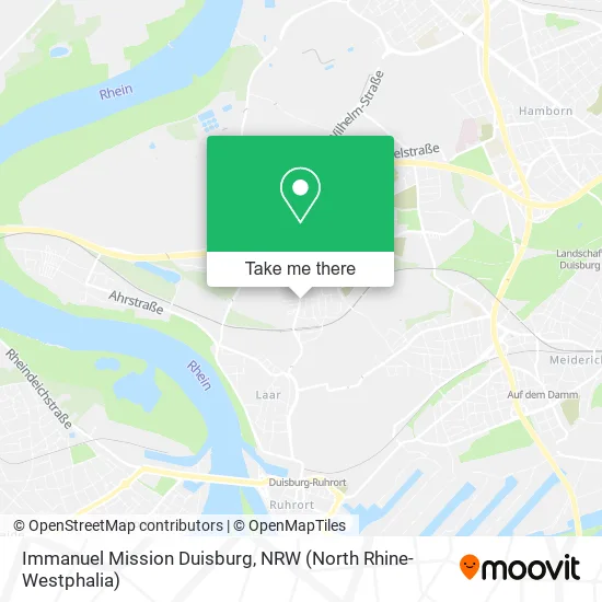 Immanuel Mission Duisburg map