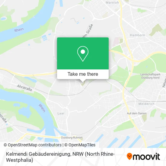 Карта Kelmendi Gebäudereinigung