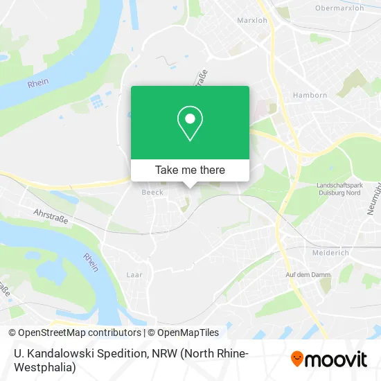 Карта U. Kandalowski Spedition