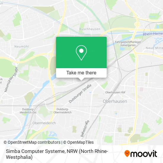 Simba Computer Systeme map