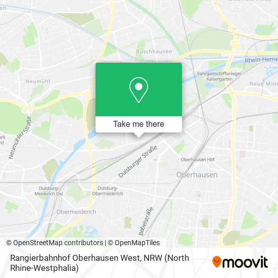 Rangierbahnhof Oberhausen West map