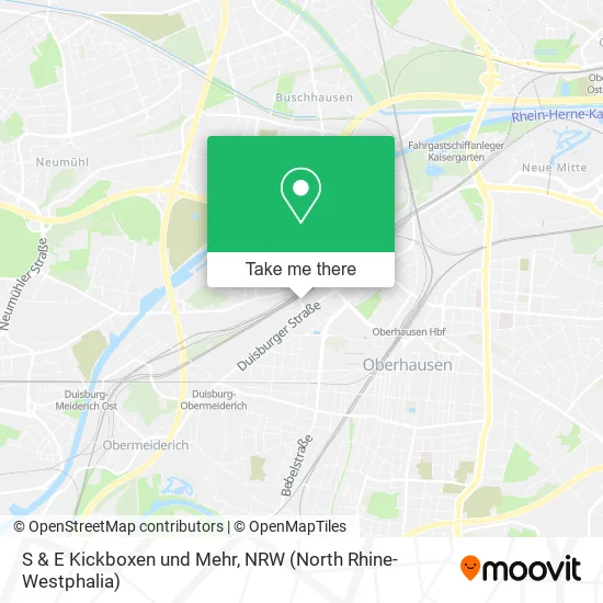 Карта S & E Kickboxen und Mehr