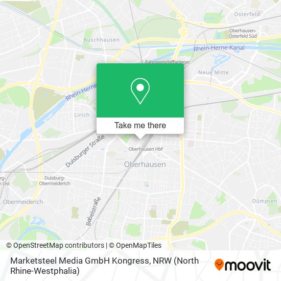 Карта Marketsteel Media GmbH Kongress
