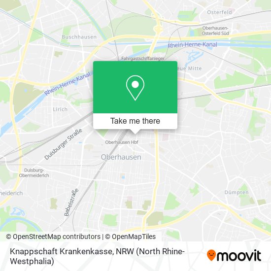 Knappschaft Krankenkasse map