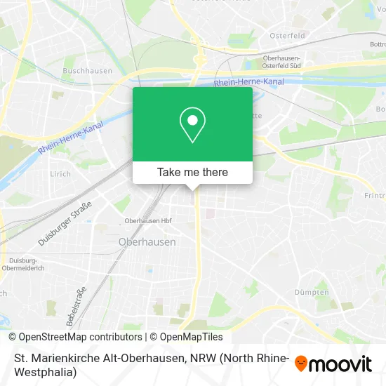 St. Marienkirche Alt-Oberhausen map