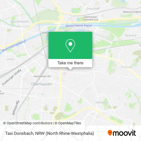 Карта Taxi Donsbach