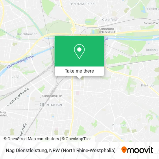 Карта Nag Dienstleistung