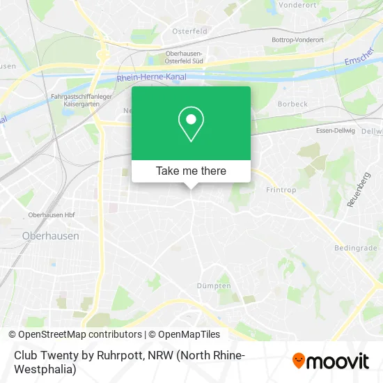 Club Twenty by Ruhrpott map