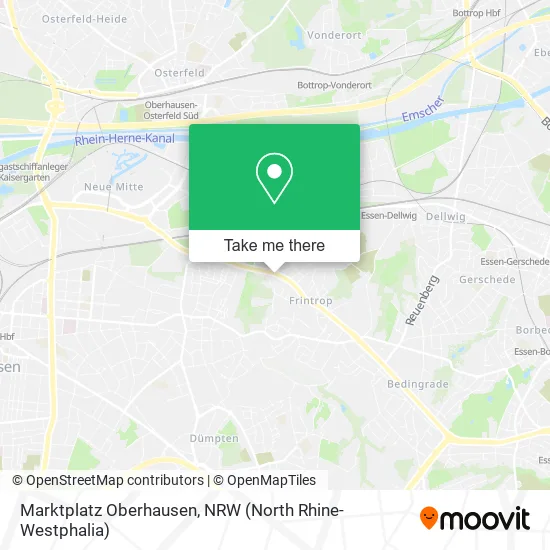 Marktplatz Oberhausen map