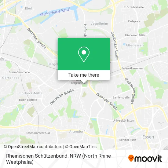 Карта Rheinischen Schützenbund
