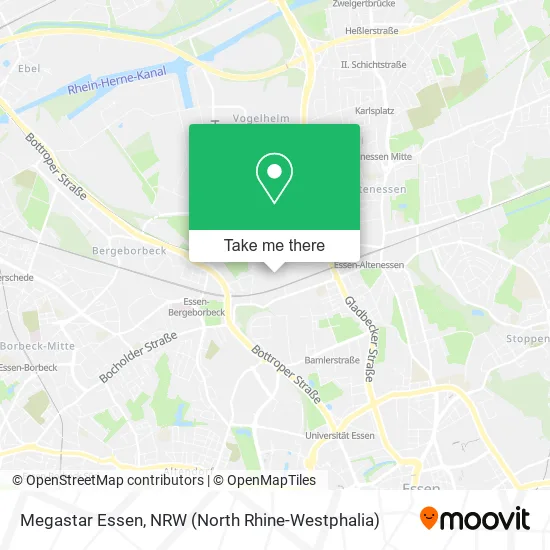 Карта Megastar Essen