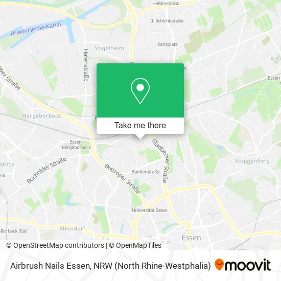 Карта Airbrush Nails Essen