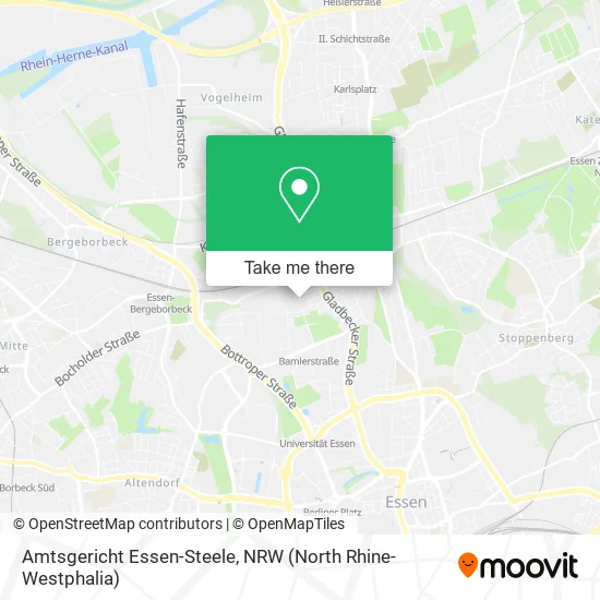 Карта Amtsgericht Essen-Steele