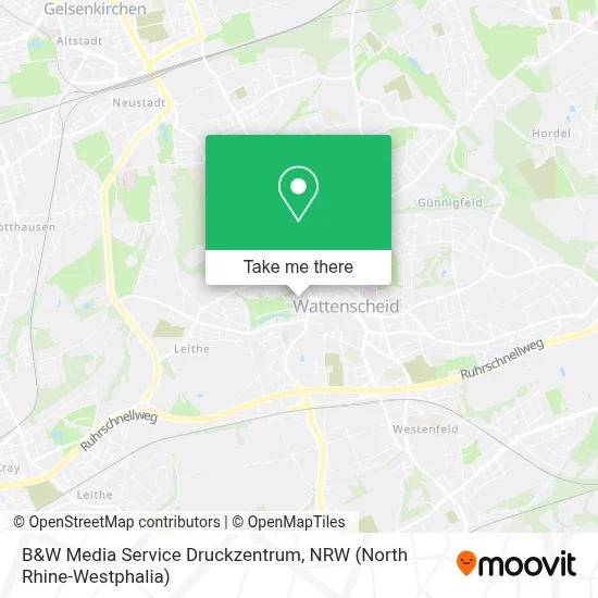 B&W Media Service Druckzentrum map