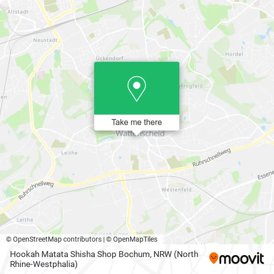 Карта Hookah Matata Shisha Shop Bochum