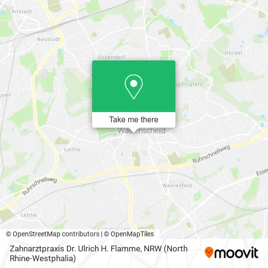 Карта Zahnarztpraxis Dr. Ulrich H. Flamme