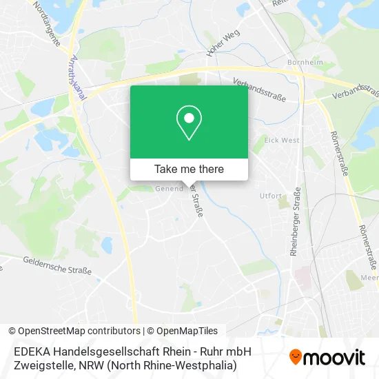 EDEKA Handelsgesellschaft Rhein - Ruhr mbH Zweigstelle map