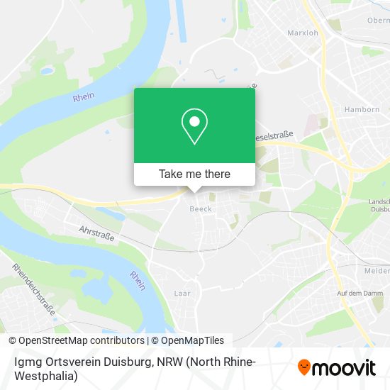 Igmg Ortsverein Duisburg map