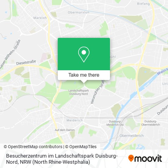 Besucherzentrum im Landschaftspark Duisburg-Nord map