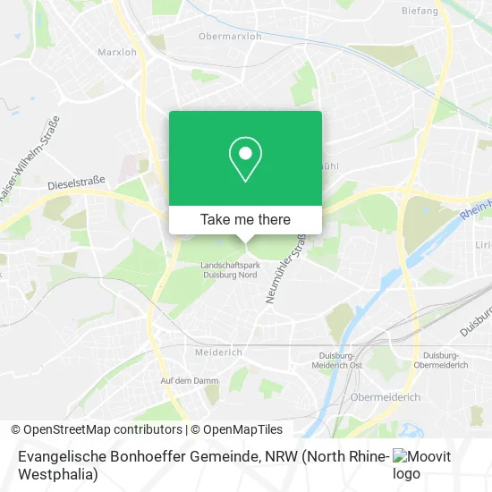 Evangelische Bonhoeffer Gemeinde map