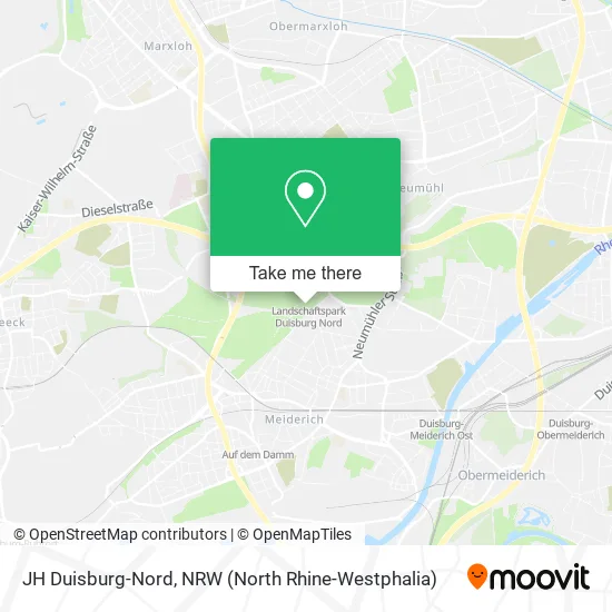 Карта JH Duisburg-Nord