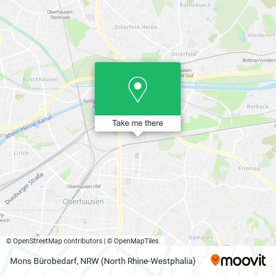 Mons Bürobedarf map