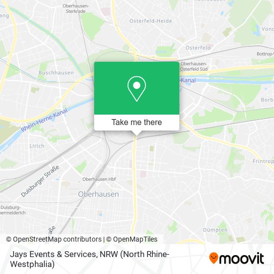 Jays Events & Services map