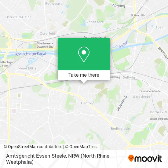 Карта Amtsgericht Essen-Steele