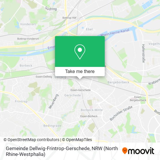 Gemeinde Dellwig-Frintrop-Gerschede map