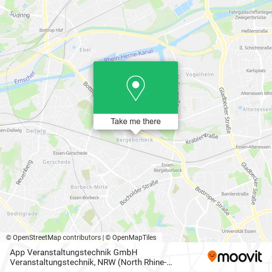 Карта App Veranstaltungstechnik GmbH Veranstaltungstechnik