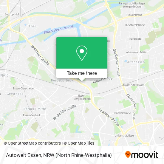 Карта Autowelt Essen