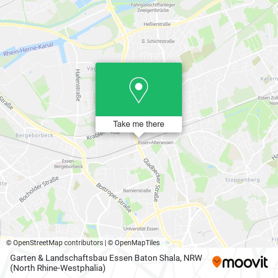 Garten & Landschaftsbau Essen Baton Shala map