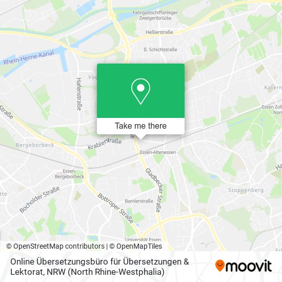 Online Übersetzungsbüro für Übersetzungen & Lektorat map