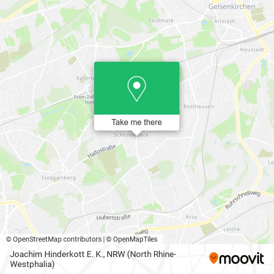 Карта Joachim Hinderkott E. K.