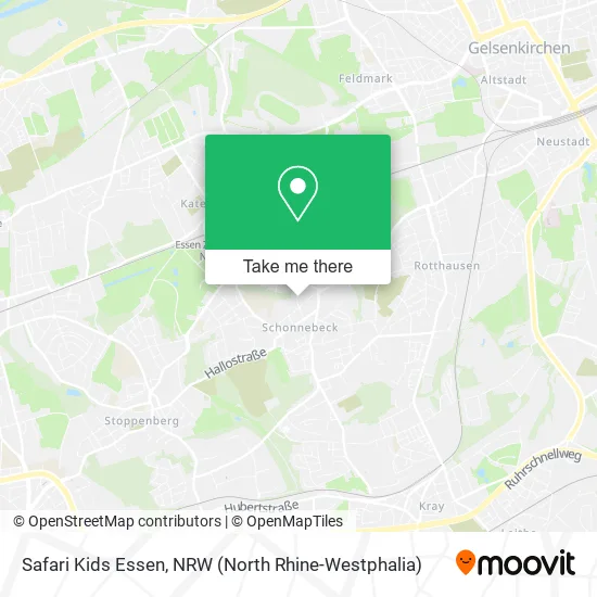 Safari Kids Essen map