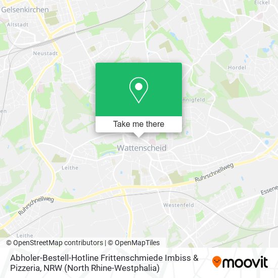 Abholer-Bestell-Hotline Frittenschmiede Imbiss & Pizzeria map