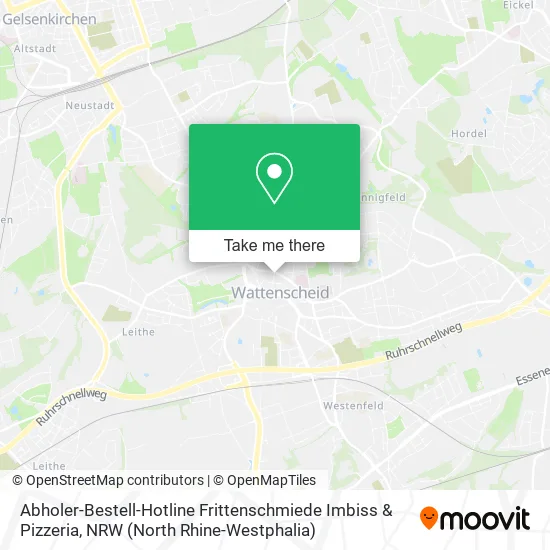 Карта Abholer-Bestell-Hotline Frittenschmiede Imbiss & Pizzeria