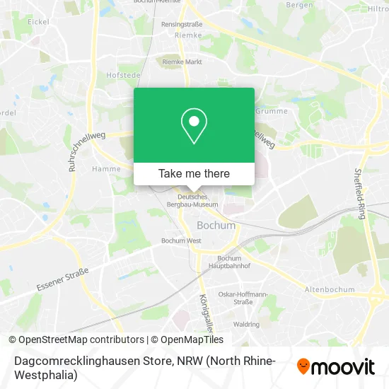 Карта Dagcomrecklinghausen Store