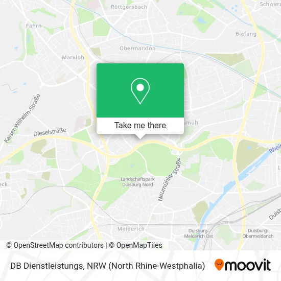 DB Dienstleistungs map