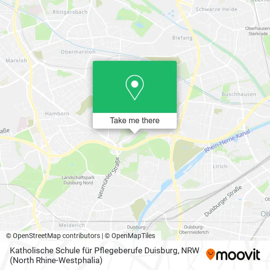 Katholische Schule für Pflegeberufe Duisburg map