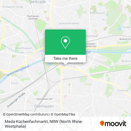 Meda Küchenfachmarkt map