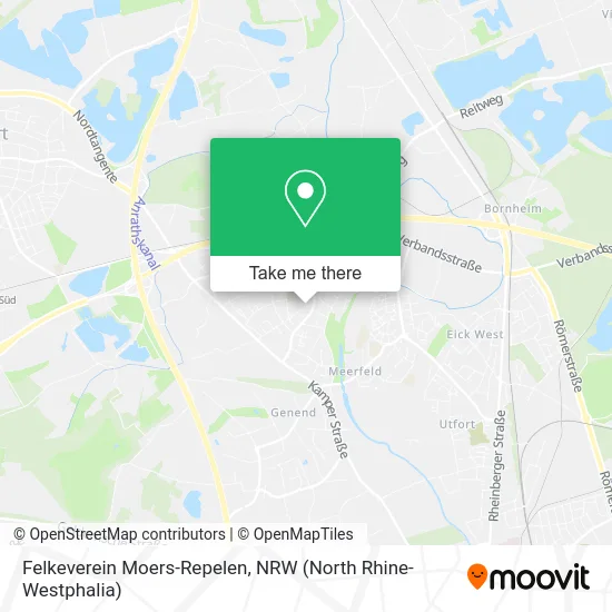 Карта Felkeverein Moers-Repelen