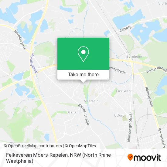 Карта Felkeverein Moers-Repelen