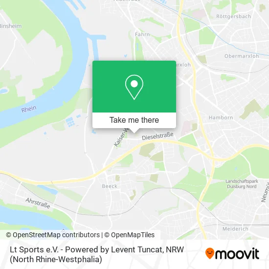 Карта Lt Sports e.V. - Powered by Levent Tuncat
