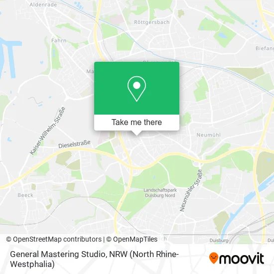 Карта General Mastering Studio