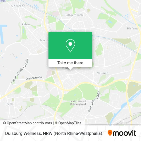 Карта Duisburg Wellness